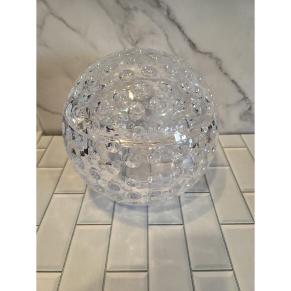 Mid-Century Modern Grainware Spherical Lucite Ice Bucket Golf Ball Cocktails GUC - Picture 16 of 16